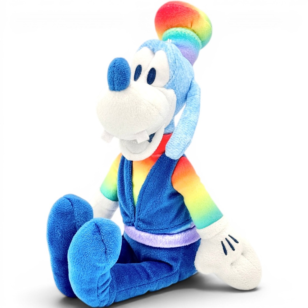 Disney Pride Rainbow Collection Goofy Plush 9" Blue Just Play Colorful Toy 2022